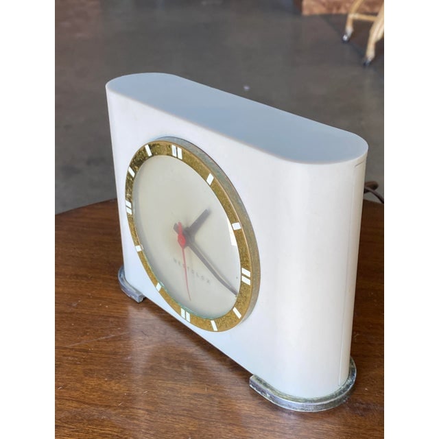 1930s Westclox Art Deco Model "Ben Franklin" S4 Electric Clock - 3