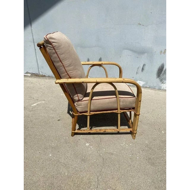 Restored "1949er" Rattan Lounge Chair & Sofa Livingroom Set- 6 Pieces - 6