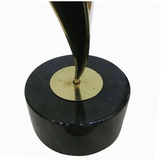 Post Modern Abstract Brass Table Sculpture by Curtis Jere, 1984 - 4