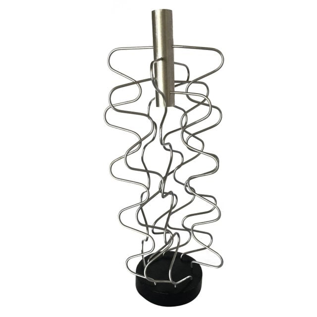 Custom Made Wire Art Candlestick Holder, Pair - 3