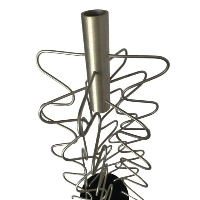 Custom Made Wire Art Candlestick Holder, Pair - 5