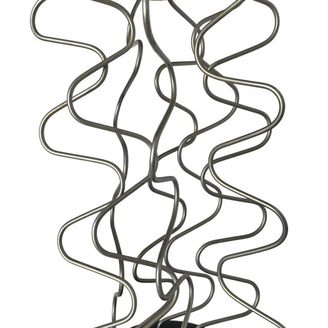 Custom Made Wire Art Candlestick Holder, Pair - 6