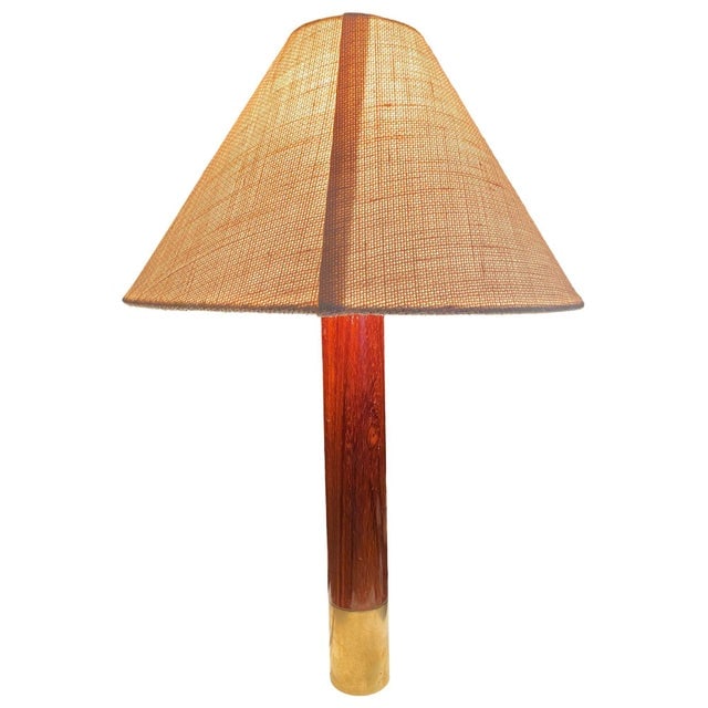 Contemporary Brass B??sica M2 Table Dimmer Lamp by Santiago Roqueta for Santa & Cole W/ Shade - 4