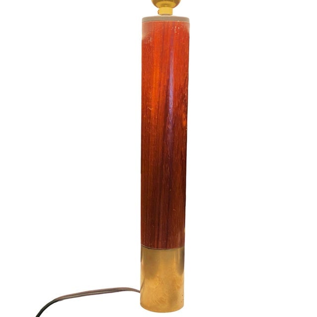 Contemporary Brass B??sica M2 Table Dimmer Lamp by Santiago Roqueta for Santa & Cole W/ Shade - 8