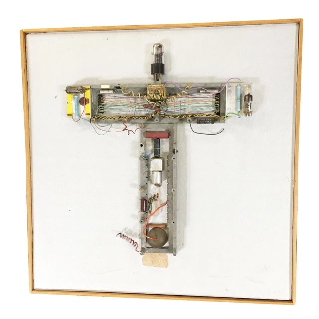 Abstract "Stations of the Cross" Untitled 3 Vacuum Tube Wall Sculpture by Pasqual Bettio - 7