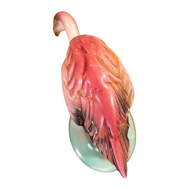 Mid 20th Century "Hunting" Pink Flamingo Ceramic Tabletop Sculpture Brad Keeler - 5