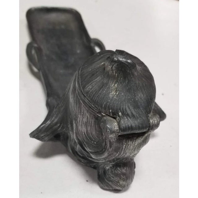 Early Century Art Nouveau Ink Well and Pen Holder - 6
