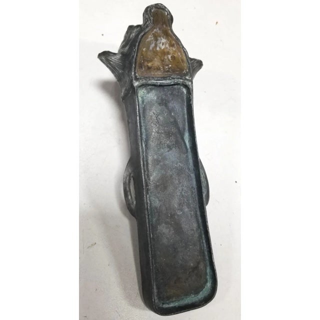 Early Century Art Nouveau Ink Well and Pen Holder - 7