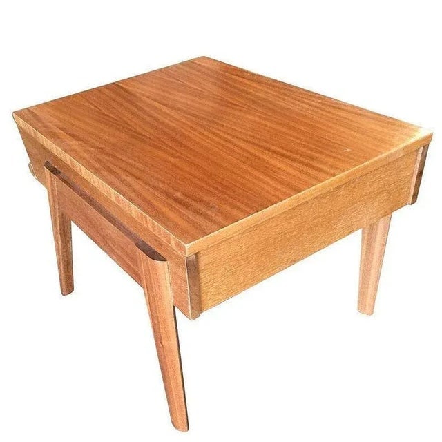1950s Brown-Saltman Magazine Tray Side Table by John Keal, Pair - 6