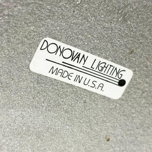 1980s "Metro 1800" Spun Aluminum Wall Sconce by Donovan Lighting, 2 Available - 5