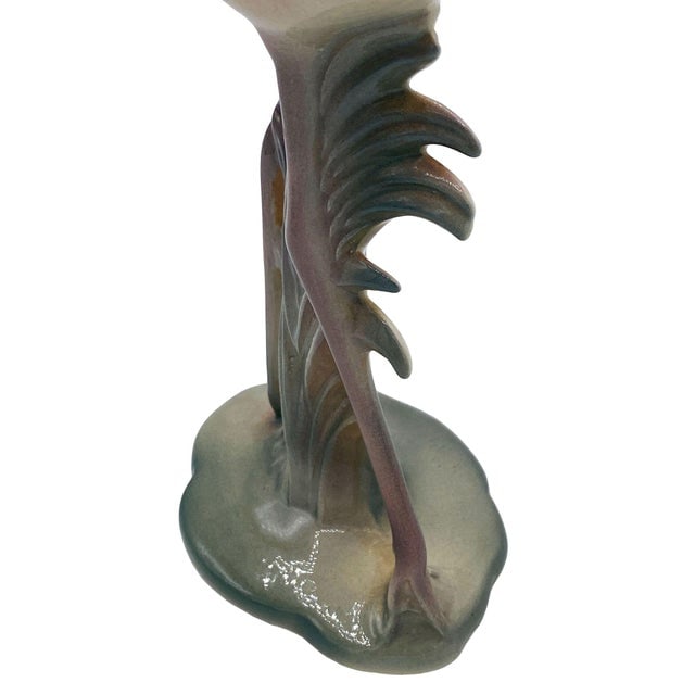 1950s Mid-Century Pink & Green Flamingo Ceramic Tabletop Sculpture Pair by Brad Keeler, 2 Pieces - 7
