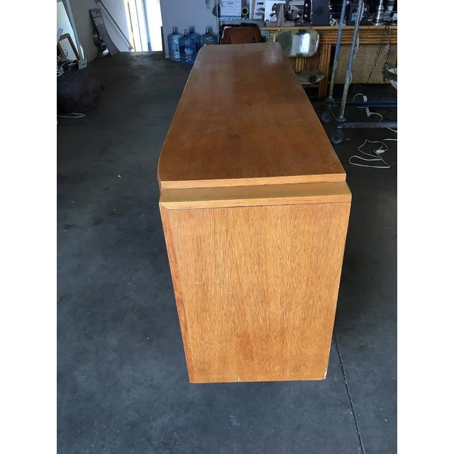 James Mont Style Sideboard W/ Carved Art Sculpture - 10