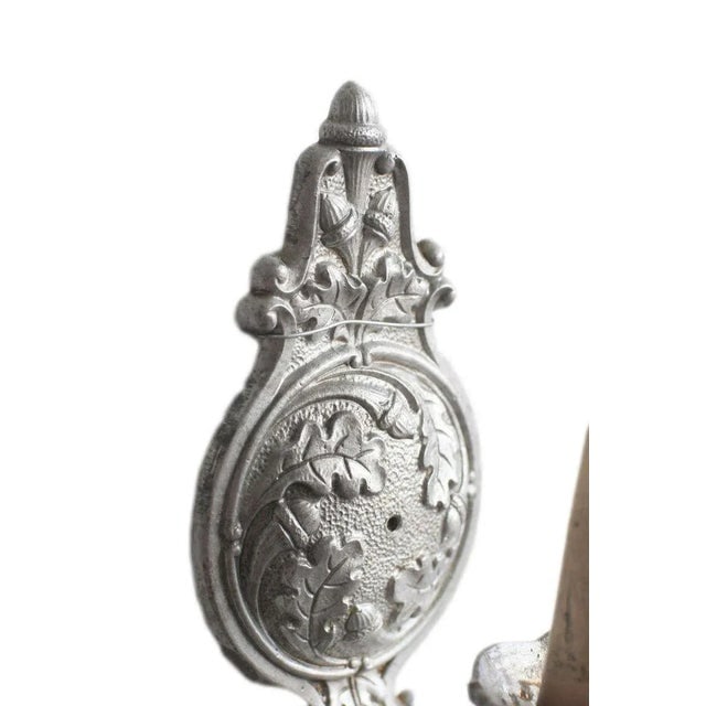 1920s Regency Style Cast Aluminum Wall Sconce by Gold Co, 4 Available - 2