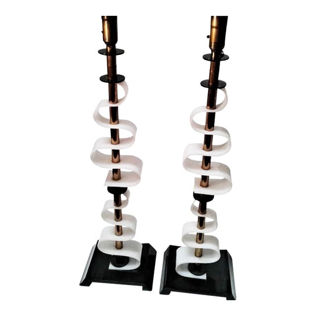 Mid Century Acrylic Sculptural Floor Lamp by Moss Lighting (1 of 7)