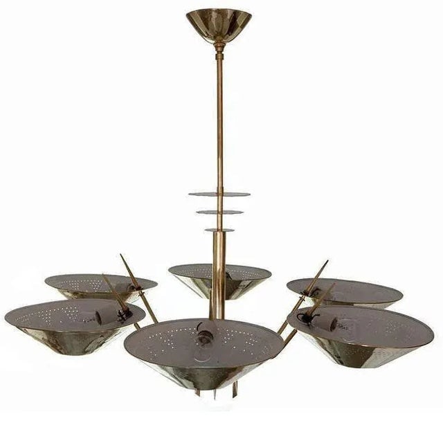 Custom Six-Arm Austrian Chandelier, Circa 1950 - 2