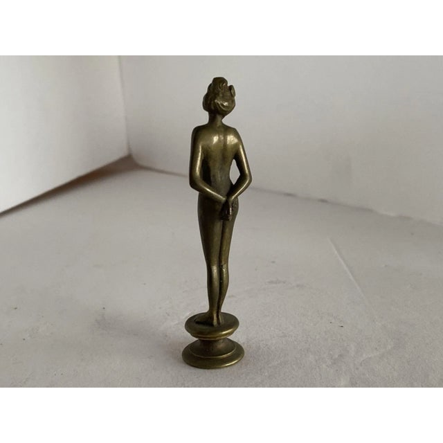 Antique Art Nouveau Figure Sculpture of a Woman - 4