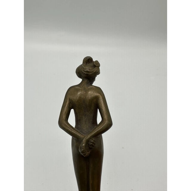 Antique Art Nouveau Figure Sculpture of a Woman - 8