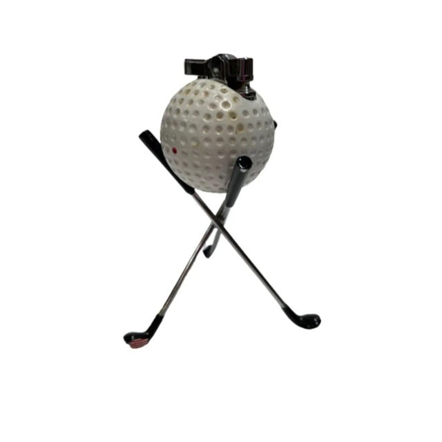 Mid Century Modern Novelty Pro Golf Ball Table Desk Lighter - 2