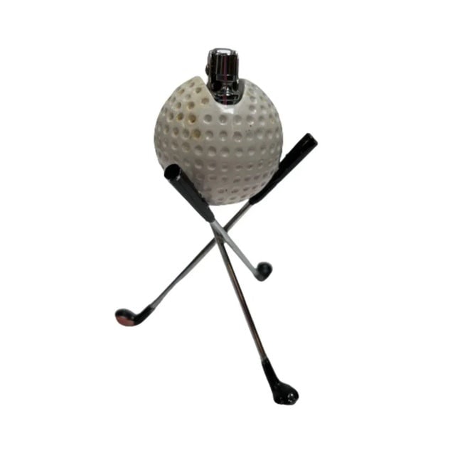 Mid Century Modern Novelty Pro Golf Ball Table Desk Lighter - 3