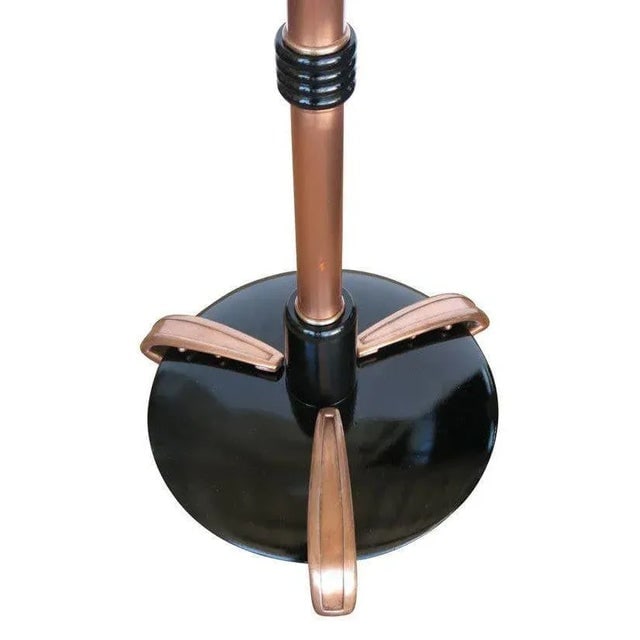 French Art Moderne Copper Swing Arm Floor Lamp - 5