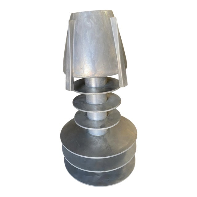 1980s Custom Made Aircraft Aluminum Airplane Turbine Blinker Lamp (1 of 10)