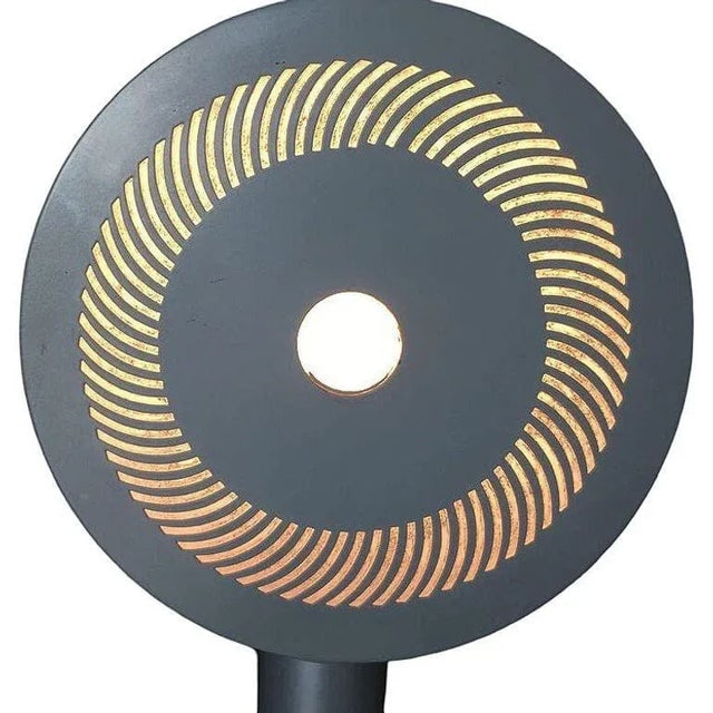 Post-Modern Futurist Enameled Futurist Steel Table Lamp 1990, 2 Available - 4