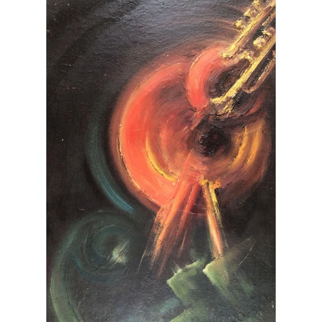 Mid Century Modern Abstract Painting by Anne H. Barnes - 3