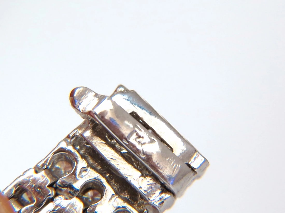 Natural Diamond Tennis Bracelet 12.32ct. G/Vs 14kt Three Rows 7 inch Brilliant** - 7