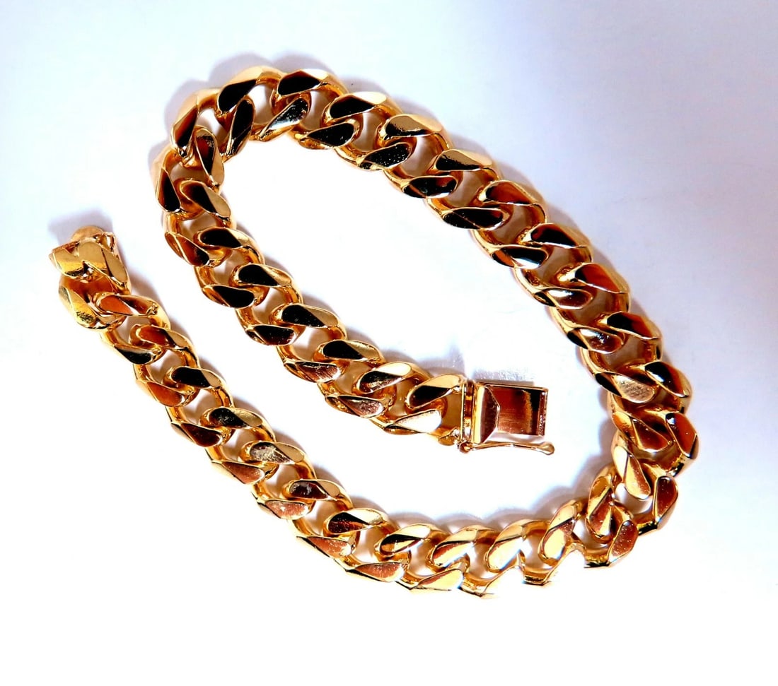 Modified Cuban Link Bracelet 14kt 39 Grams 8 Inch** - 2