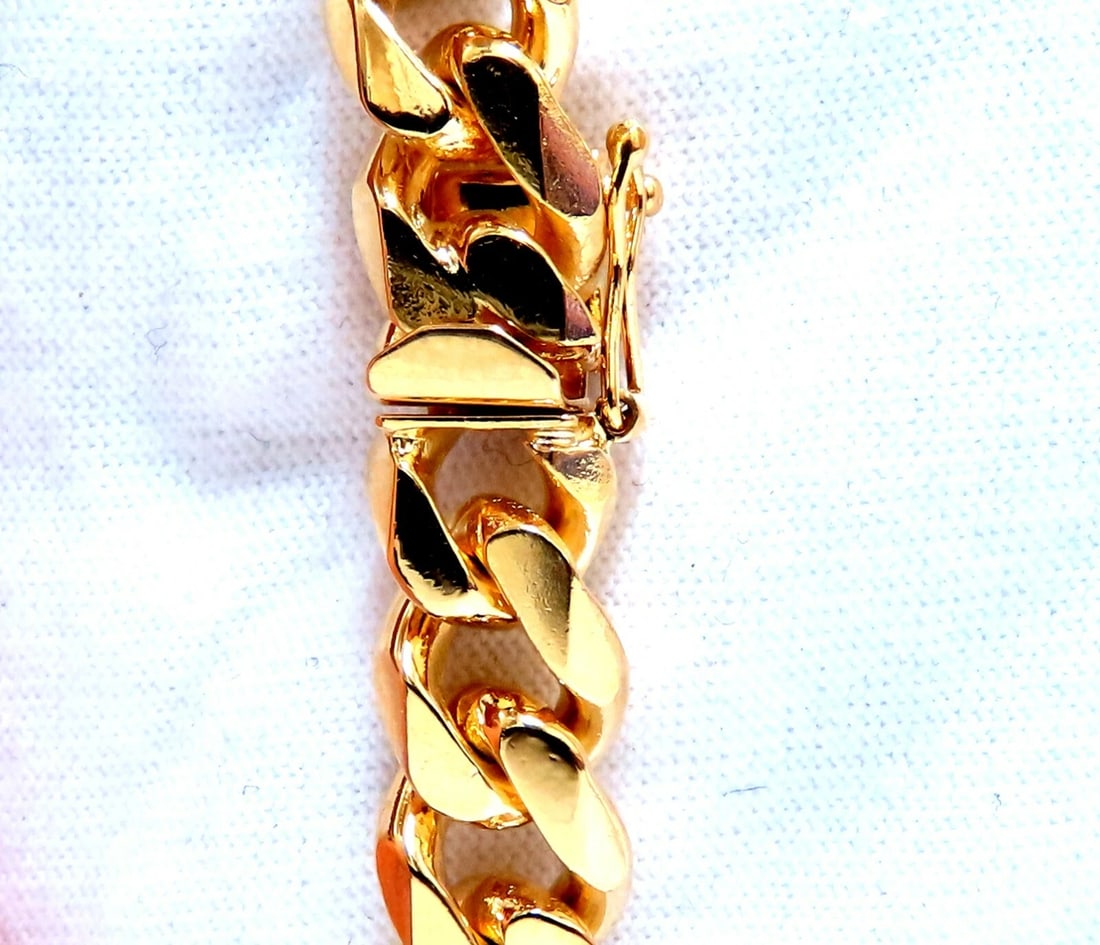 Modified Cuban Link Bracelet 14kt 39 Grams 8 Inch** - 7