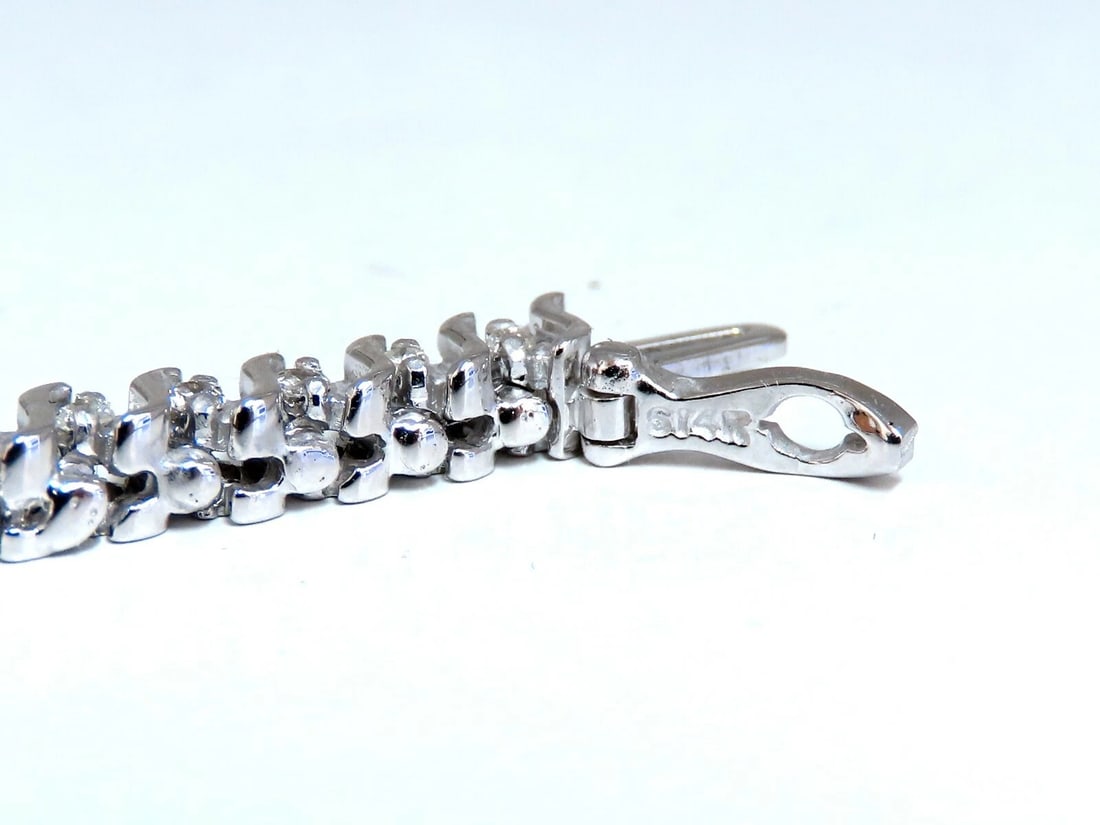 2.02ct Natural Diamonds Tennis Bracelet 14kt 7 Inch** - 3