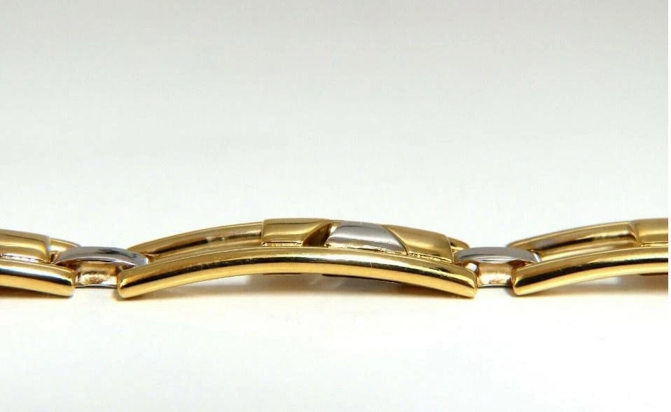 Men’s Kinetic Sliding Geometric Pattern Bracelet 14 Karat 12610** - 2
