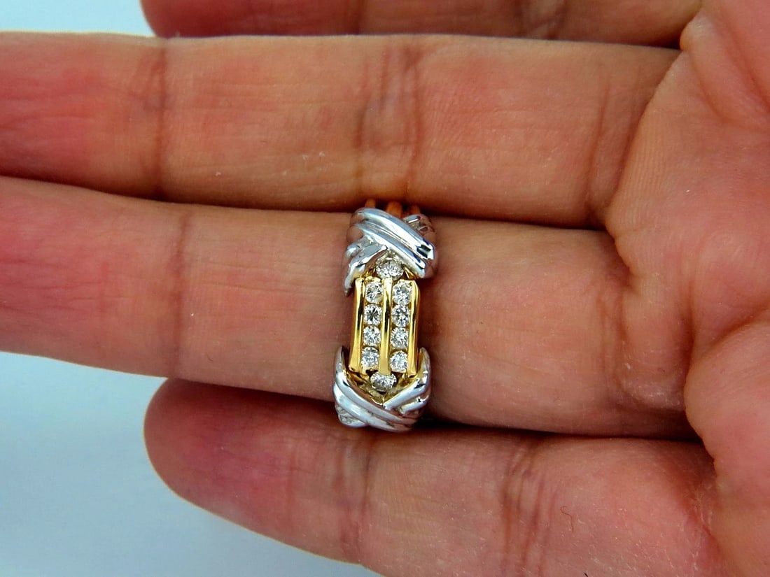 .50ct "X" Channel Diamonds ring 14kt *v - 5