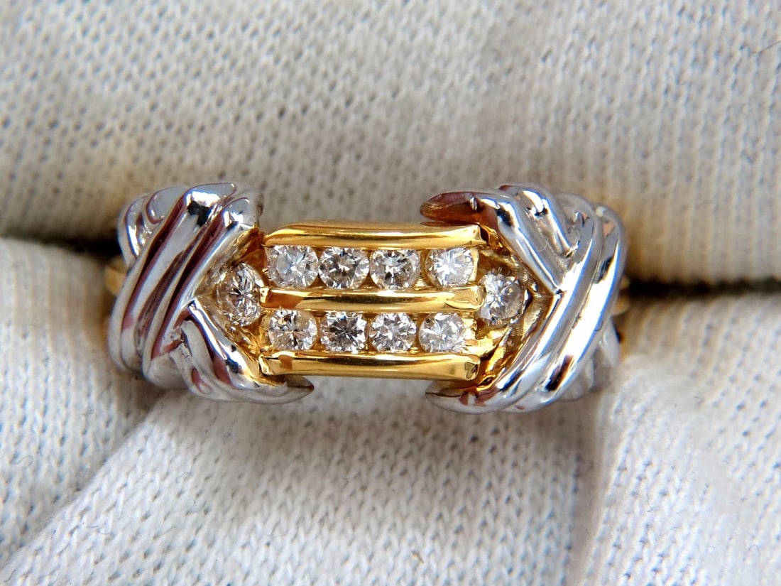 .50ct "X" Channel Diamonds ring 14kt *v - 6