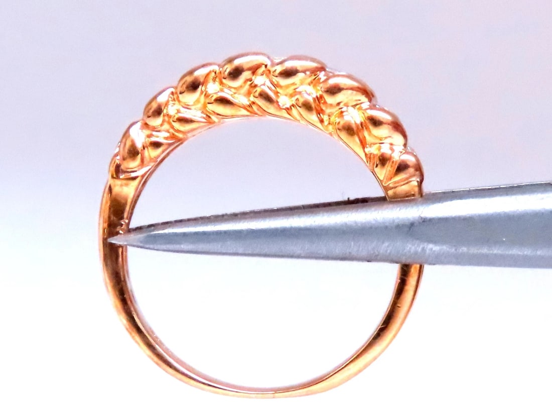 .80ct Natural Diamonds Band Ring 14kt Gold 12432 *v - 3