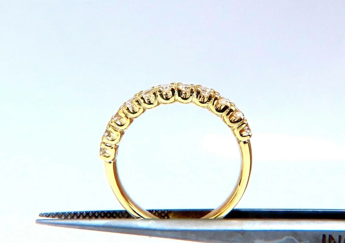 2.04ct Natural Diamonds Stacking Bands 14kt Gold Ref 12314 *v - 3