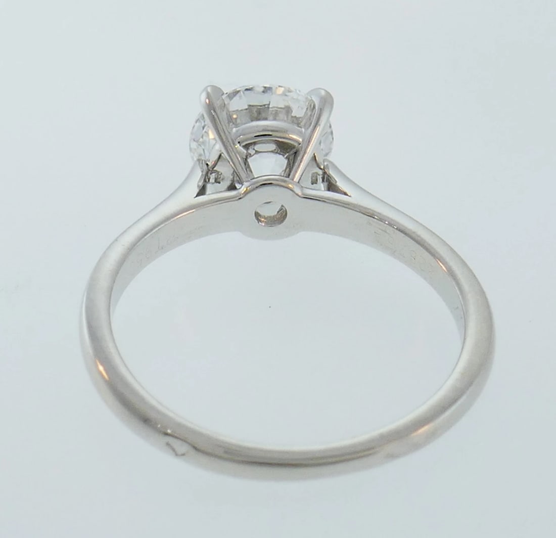 CARTIER 1.50-ct D VS1 GIA Diamond Platinum RING Engagement Solitaire - 7