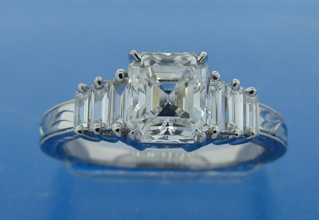 Classy and Timeless 1.38-ct DIAMOND (G VS1) WHITE GOLD RING - Her Answer is YES! - 2