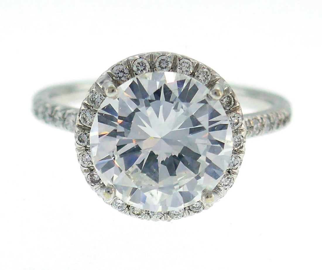 3.01-carat Diamond G SI1 GIA White Gold RING Engagment - 7