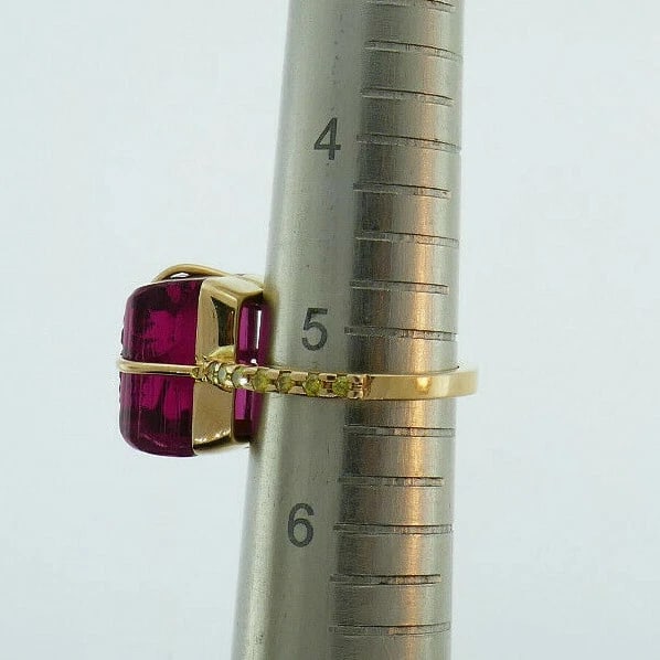 Vintage 18k Rose Gold Diamond Glass Set - 6