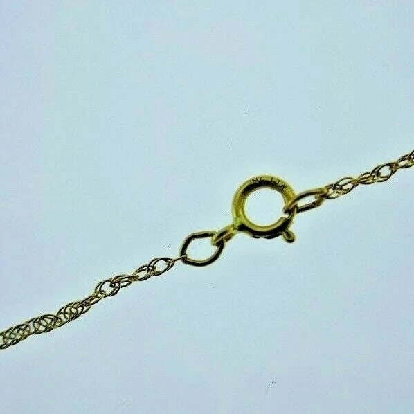 VINTAGE 14k Yellow Gold, Coral & Jade Figa & Heart Motif Necklace - 2