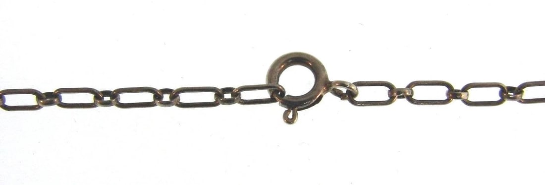 COOL Sterling Silver Link Necklace Vintage - 3