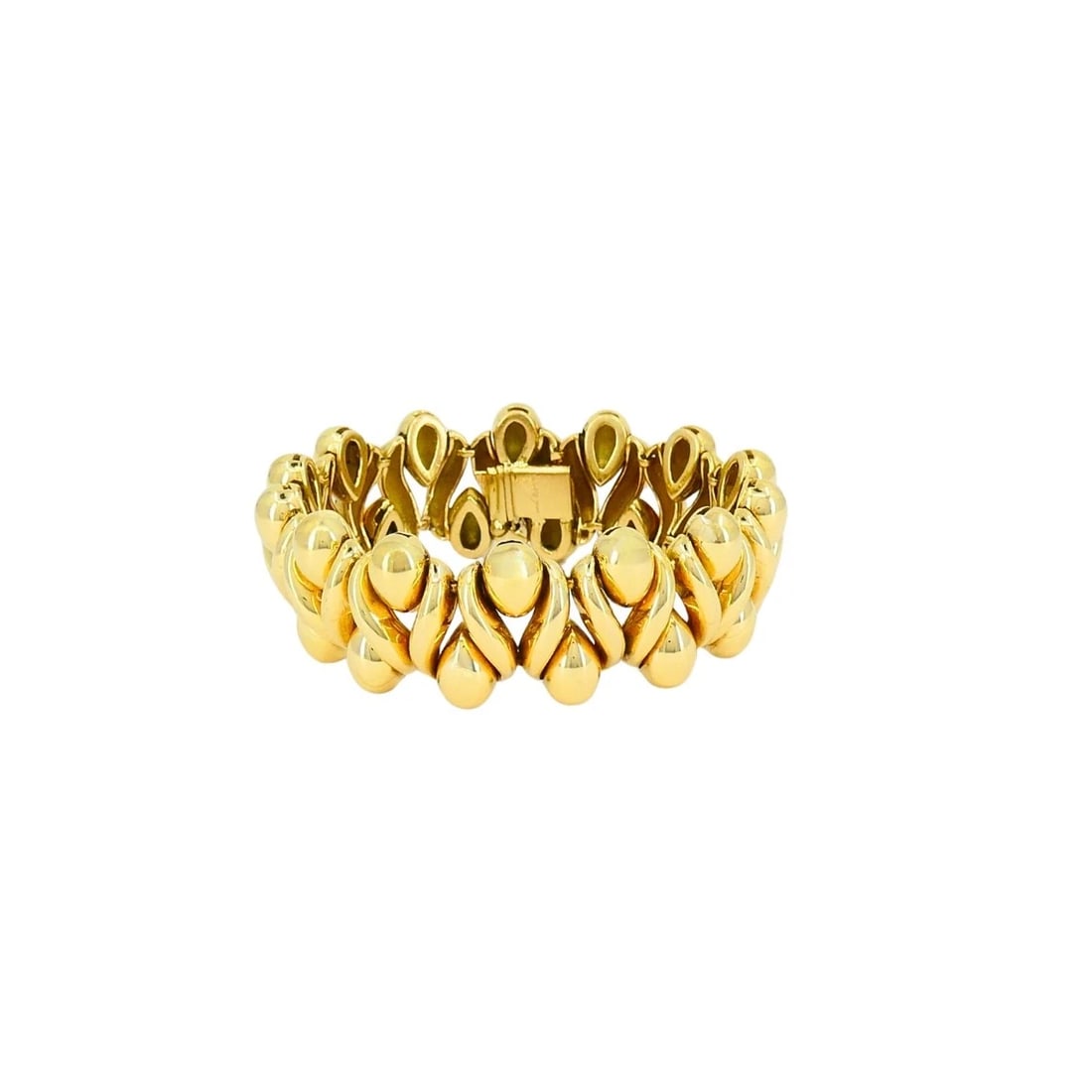 Rene Boivin Vintage Gold Link Bracelet 18k - 3