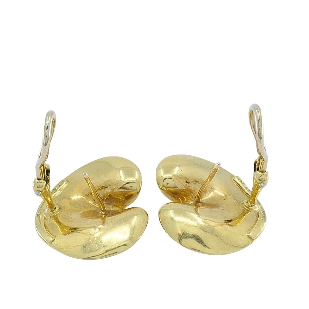 Angela Cummings Tiffany & Co. 18k Gold Lily Pad Earrings - 7