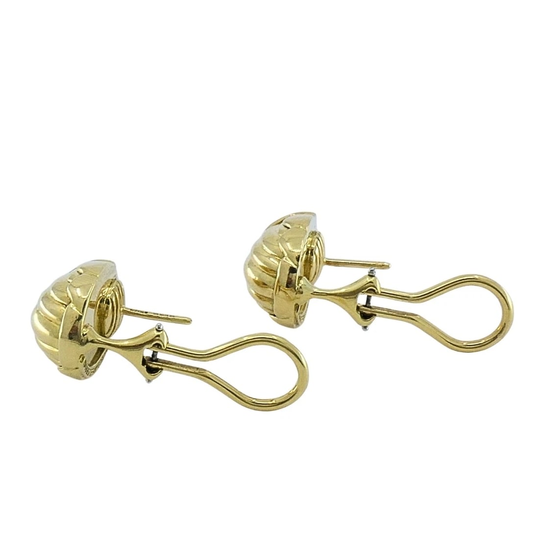 Tiffany & Co. 18k Yellow Gold Scarab Earrings, Circa 1993 - 9