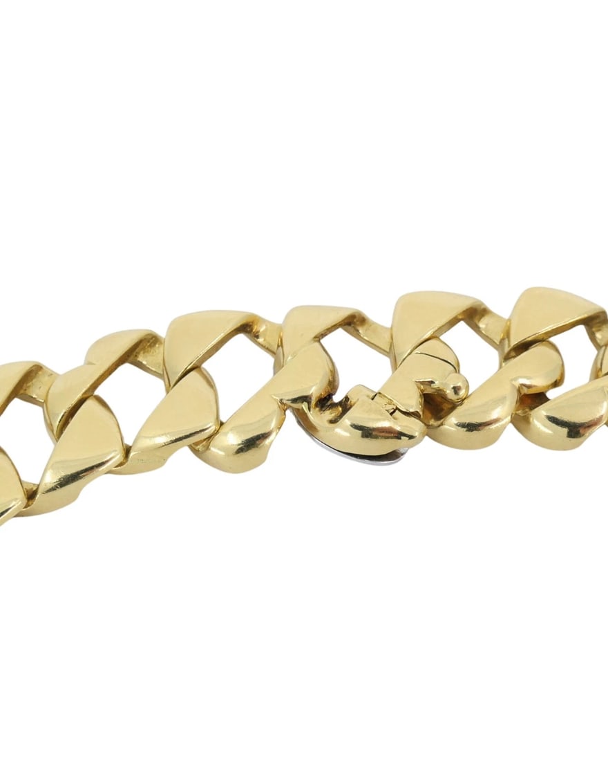 Tiffany & Co. Heart Link Diamond Necklace Yellow and White Gold - 5