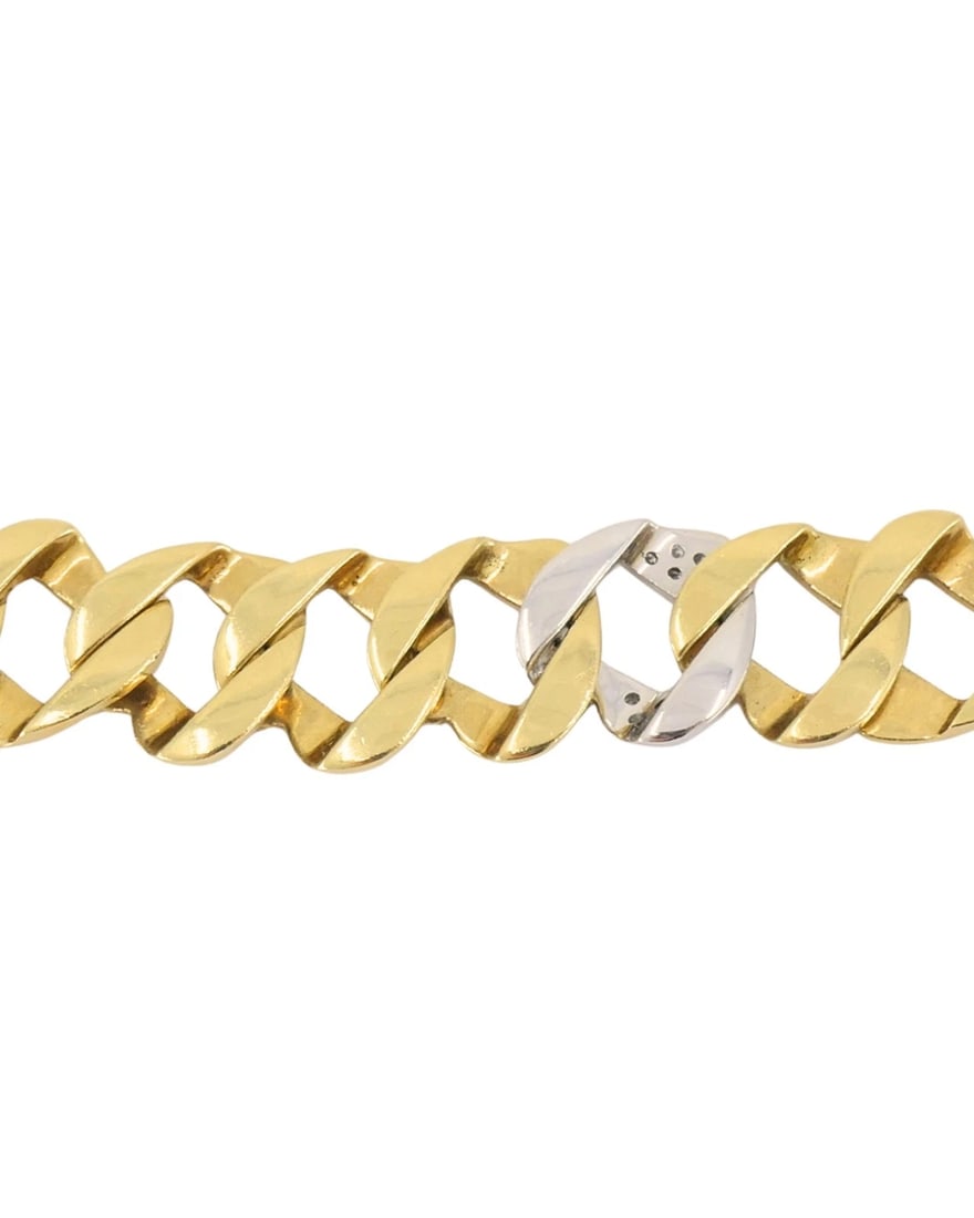 Tiffany & Co. Heart Link Diamond Necklace Yellow and White Gold - 8