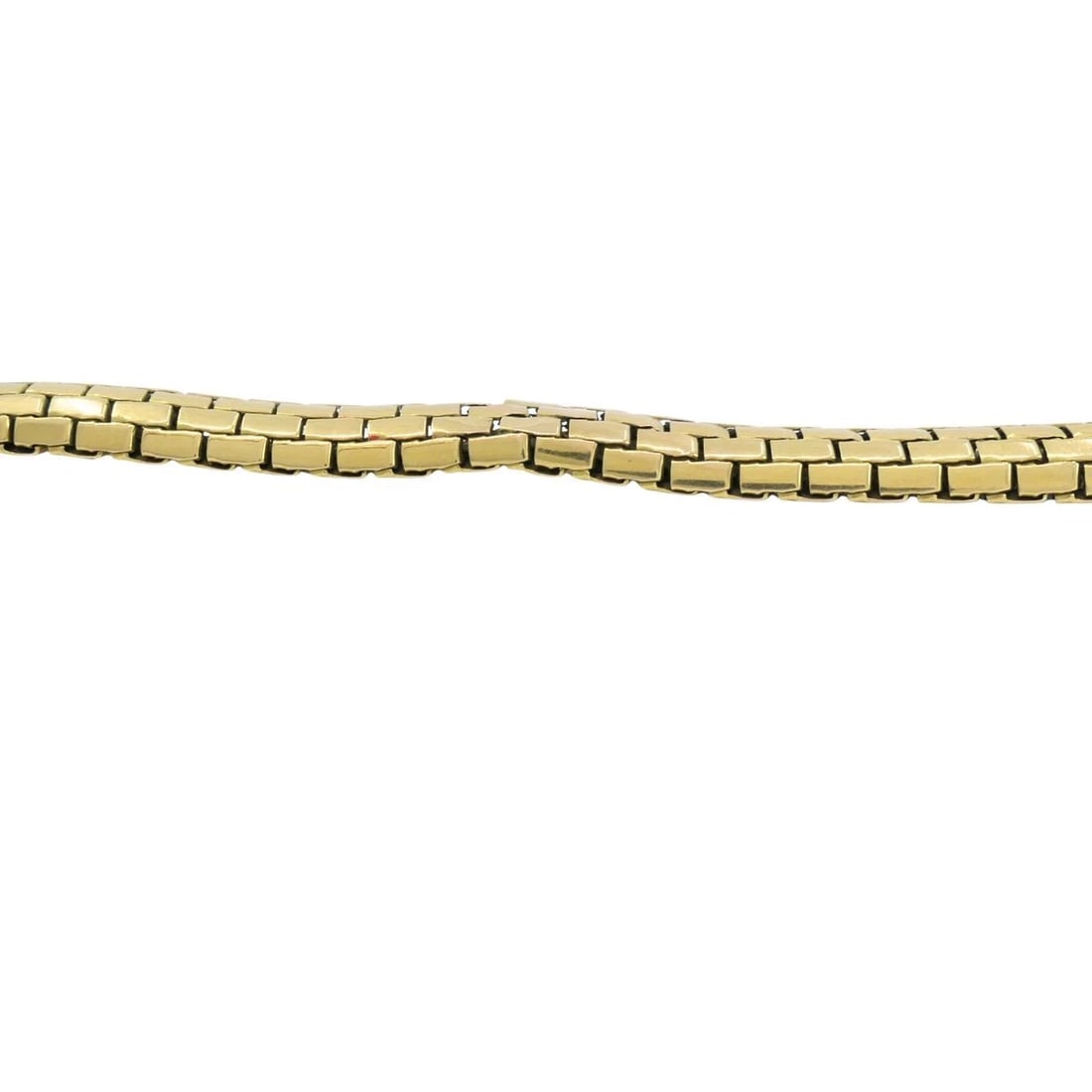 Cartier Paris 18k Gold Flexible Link Collar Necklace, Mid-Century - 15
