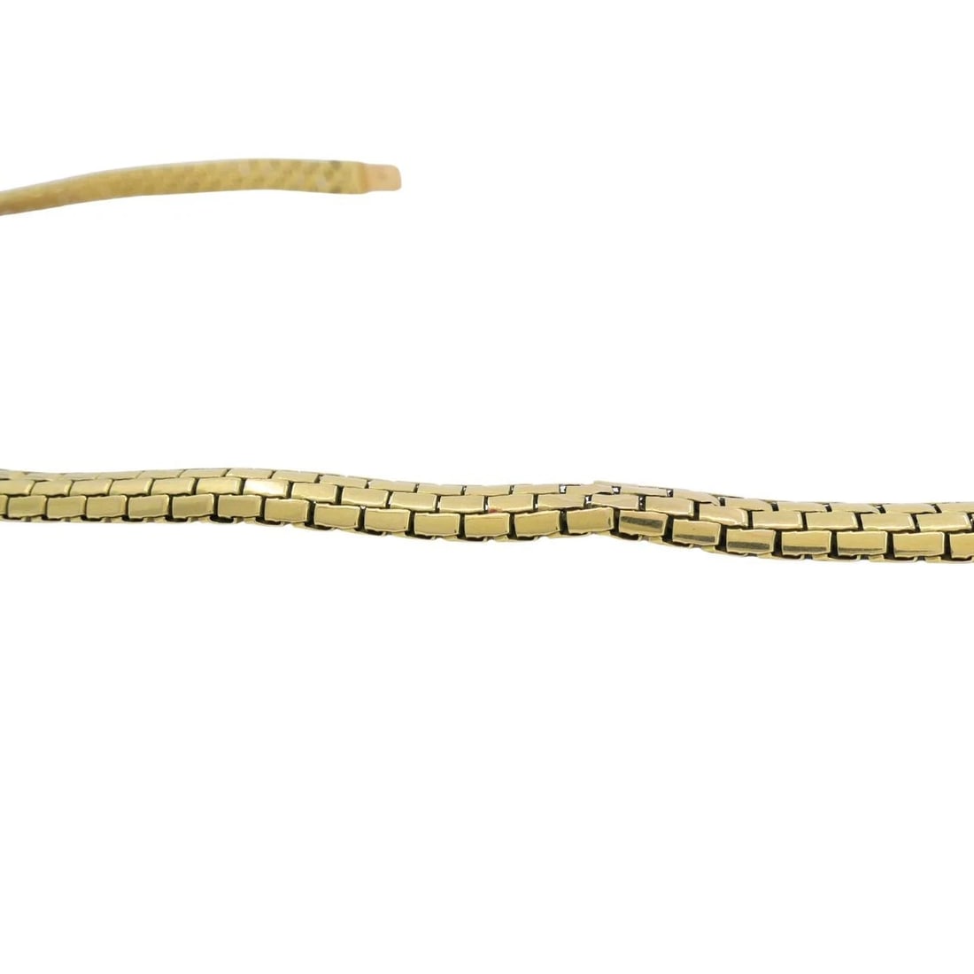 Cartier Paris 18k Gold Flexible Link Collar Necklace, Mid-Century - 16