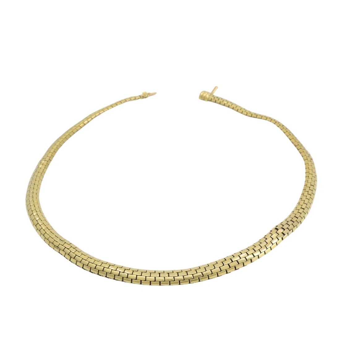 Cartier Paris 18k Gold Flexible Link Collar Necklace, Mid-Century - 4